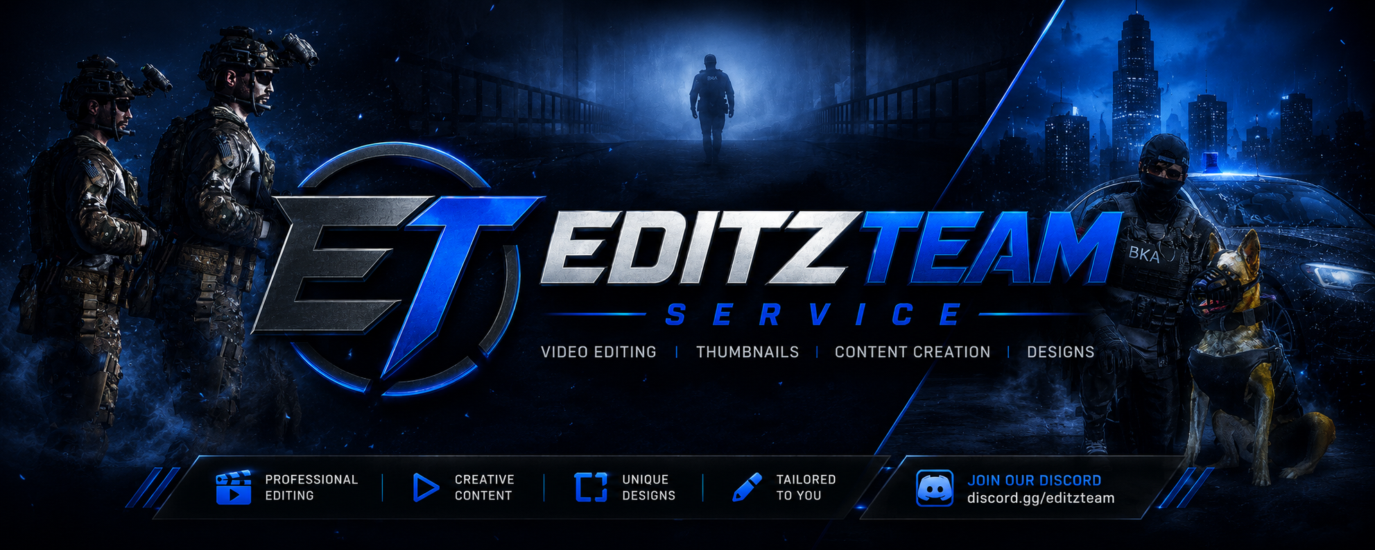 EditzTeam Service Banner